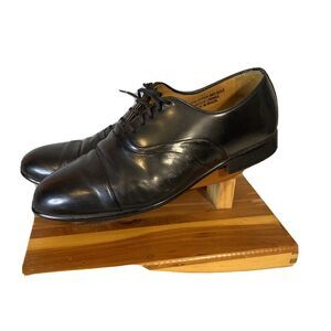 Stacy Adams Men's Black Lace Up Leather Oxford Dress Shoes (#23414) Size US‎ 9 M